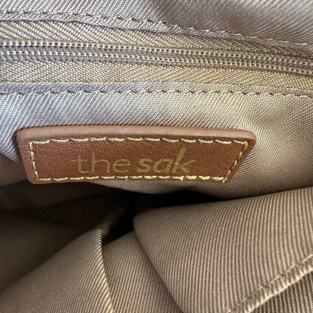 The Sak Brown Leather Shoulder Bag - Picture 6 of 9